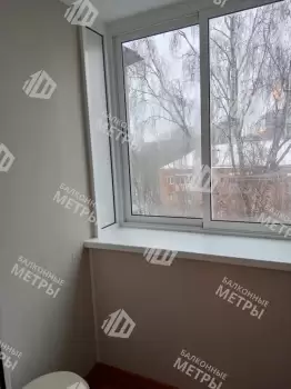 Отделка балкона с холодным остеклением Provedal и выносом остекления Отделка балкона с холодным остеклением Provedal и выносом остекления