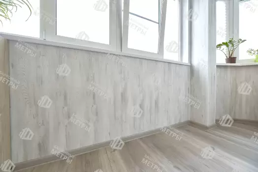 Отделка балкона ПВХ с утеплением