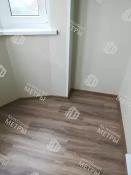 Остекление и отделка эркерной лоджии под ключ Остекление и отделка эркерной лоджии под ключ