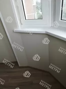 Остекление и отделка эркерной лоджии под ключ Остекление и отделка эркерной лоджии под ключ