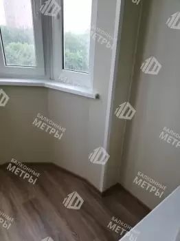 Остекление и отделка эркерной лоджии под ключ Остекление и отделка эркерной лоджии под ключ