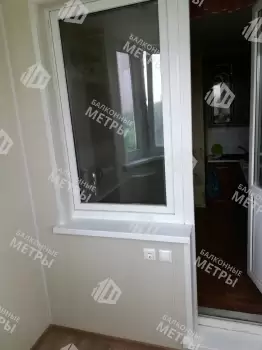 Остекление и отделка эркерной лоджии под ключ Остекление и отделка эркерной лоджии под ключ