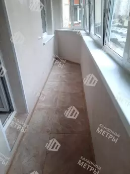 Остекление и отделка балкона Лодочка Остекление и отделка балкона Лодочка