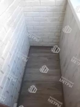 Отделка и остекление Г-образного балкона Отделка и остекление Г-образного балкона