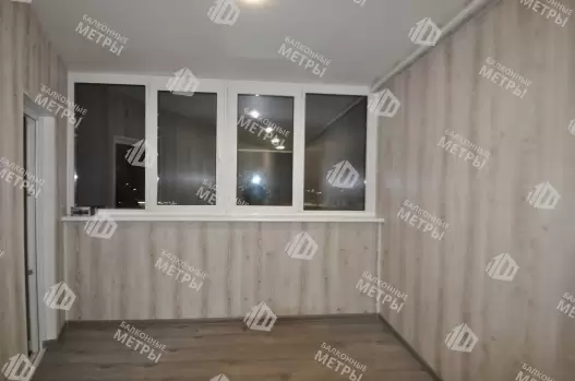 Отделка балкона под ключ с теплым остеклением ПВХ Brusbox Отделка балкона под ключ с теплым остеклением ПВХ Brusbox