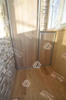 Отделка с утеплением балкона в панельном доме Отделка с утеплением балкона в панельном доме